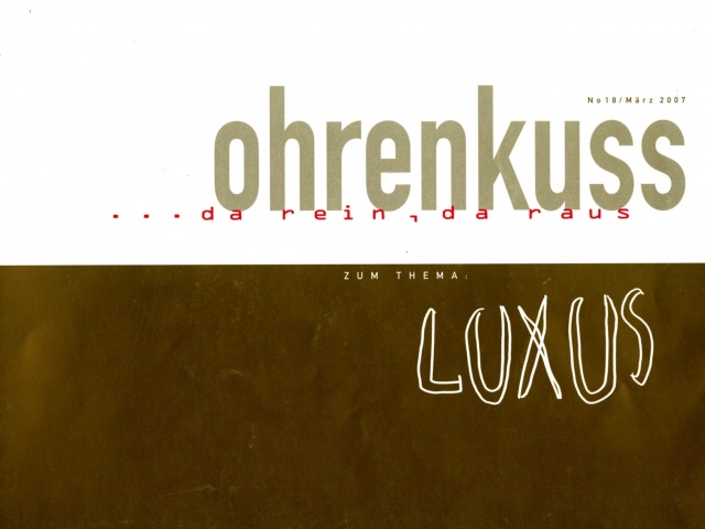 Cover Ausgabe Luxus