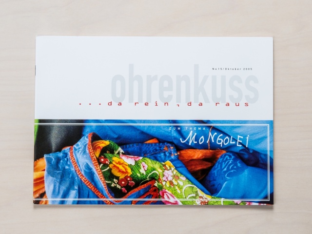 Cover des Magazins zum Thema Mongolei